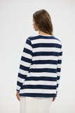 Holiday - Roam Tee - Navy Stripe
