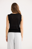 HomeLove - Etta Knit Vest- Black