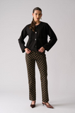 Foil - Looking Suede Jacket- Black