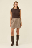 Cassidy Skirt- Taupe