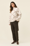 Mckenna Diamond Jumper- Ivory