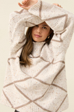 Mckenna Diamond Jumper- Ivory