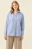 Quinn Shirt- Cobalt