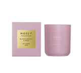 Moss St. Lrg Candle 300g - Blackcurrant & Rose