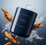 Moss St. Lrg Candle 300g - Sandalwood & Sea Salt