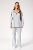 Boston Sweat Hoodie- Grey