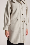 Sable Hood Jacket- Bisque