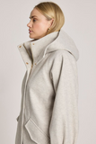 Sable Hood Jacket- Bisque