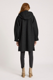 Sable Hood Jacket- Charcoal