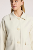 Wanderer Crop Jacket- Ecru