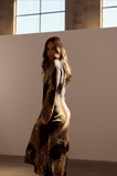 Stardust Maxi Dress  - Black Paisley