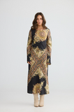 Stardust Maxi Dress  - Black Paisley