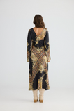 Stardust Maxi Dress  - Black Paisley