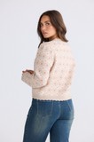 Prairie Cardi - Daisy Beige