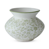 Arles Green Stamped Vase Large