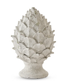 Artichoke Antique White Ornament Large