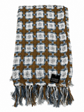 Elouise Wool Blend Throw Sky