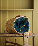 RG Market Lane Meadow W/Suede Handle Basket