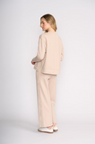 Mile Tie Sweater- Pumice