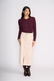 Foil - Suave Operator Skirt / Cashmere