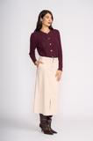Foil - Suave Operator Skirt / Cashmere
