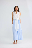Brave+True Ovina Dress- Glacier Stripe