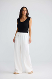 Brave+True Jude Pant- White