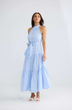 Brave+True Greta Dress- Glacier Stripe