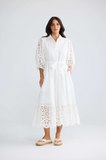 Brave+True Donnie Dress- White