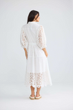 Brave+True Donnie Dress- White