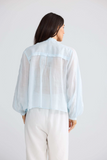 Brave+True Jenson Shirt- Powder Blue