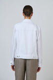 Naturals Cropped Jacket- White