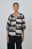 Naturals Poplin Top- Eruption