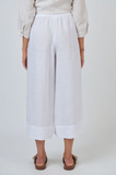 Naturals Linen Pants- White