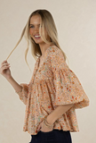Humidity Lara Blouse - Almond
