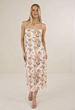 Humidity Strappy Dress - Bohem Print