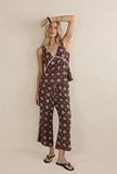 Humidity Vintage Tales Top - Choc/Cream