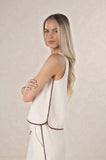 Humidity Lugano Top - Cream/choc
