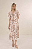 Humidity Midi Dress - Bohem Print