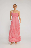 Brave+True - Grace Dress Cherry Stripe