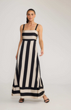 Brave+True - Grace Dress Monochrome Stripe