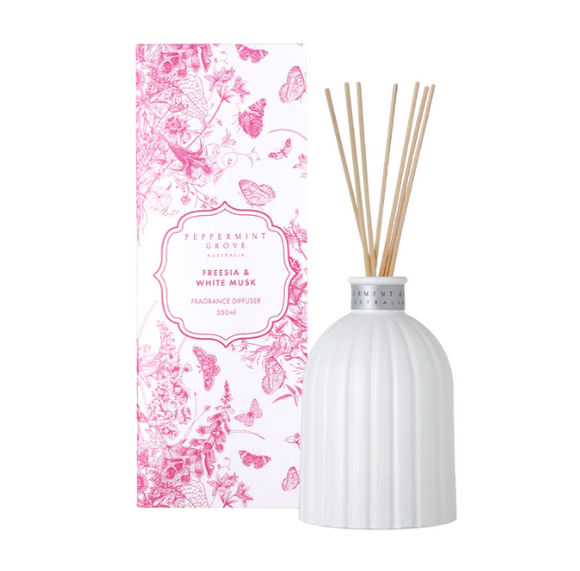 Peppermint Grove Limited Edition Freesia and White Musk Fragrance Diffuser 350ml
