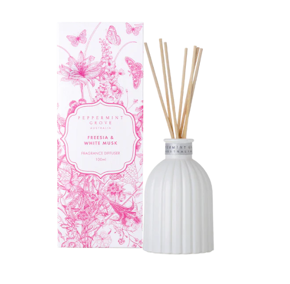 Peppermint Grove Limited Edition Freesia & White Musk Fragrance Diffuser 100ml