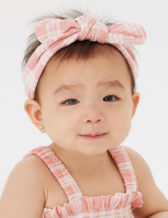 Kynd Baby Woven Headband Blush Check