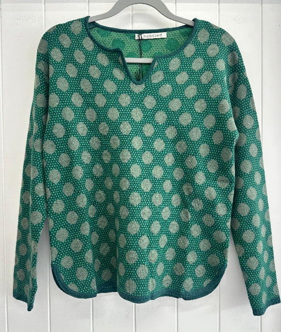 Mansted Eco Spot & Dot Notch Snoopy - Dark Green