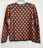 Mansted Eco Spot & Dot Cardi SNE - Rust