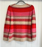 Mansted Lamb Stripe Crew Fabia - Sand