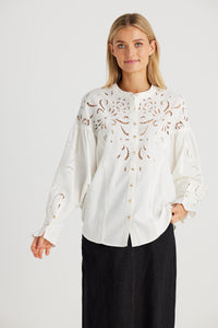 Talisman Balmoral Shirt- Off White