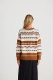 Talisman Snow Bunny Knit- Pink Stripe