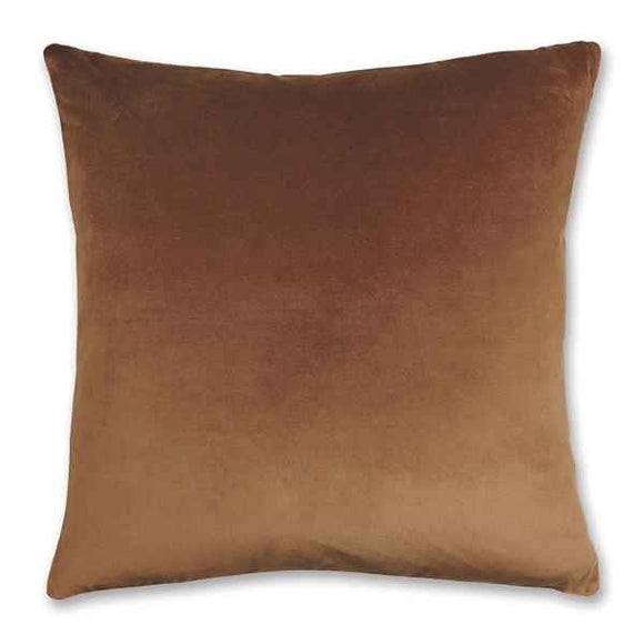 Madras Velvet Cinnamon Cushion